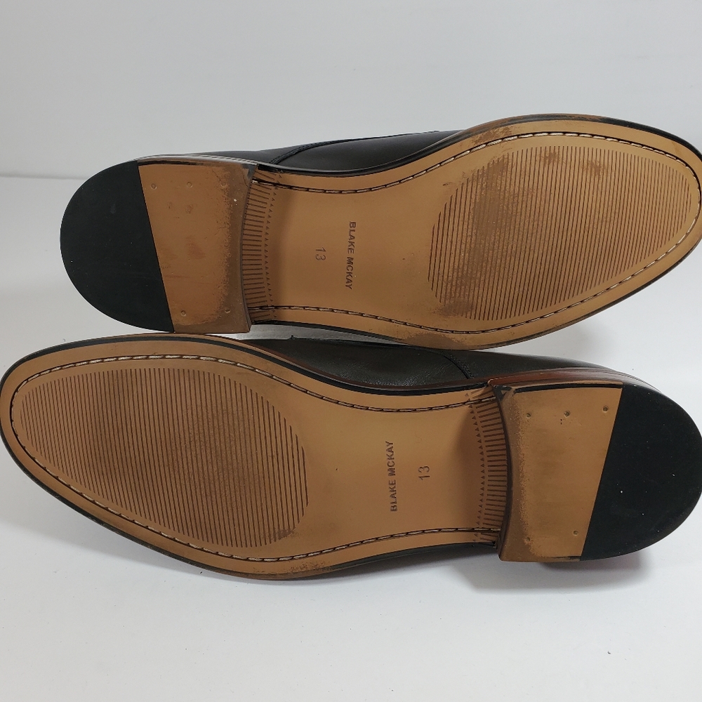 Blake McKay Clark T9 Cap Toe Oxford Black Leather Dress Career Shoe Men Size 13 - Picture 10 of 16
